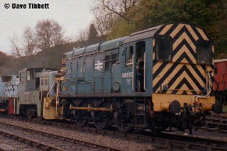 08556 tripping the remains of a steam loco to New Bridge